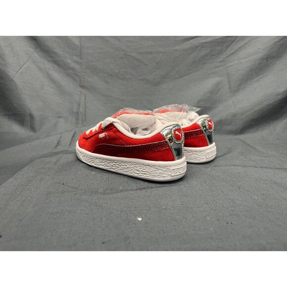 Puma Toddler's Suede XL Holiday Glitz INF Lace Up Red Size 9 NEW NO BOX! - Picture 6 of 10
